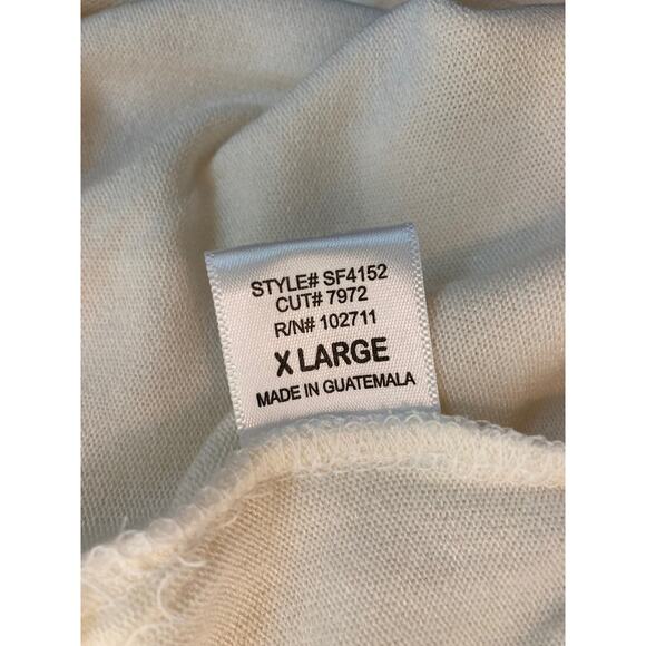 Gibson Look Cowl/Off Shoulder Pullover Top Sz XL/Extra Large in Ivory NWT - Picture 6 of 7